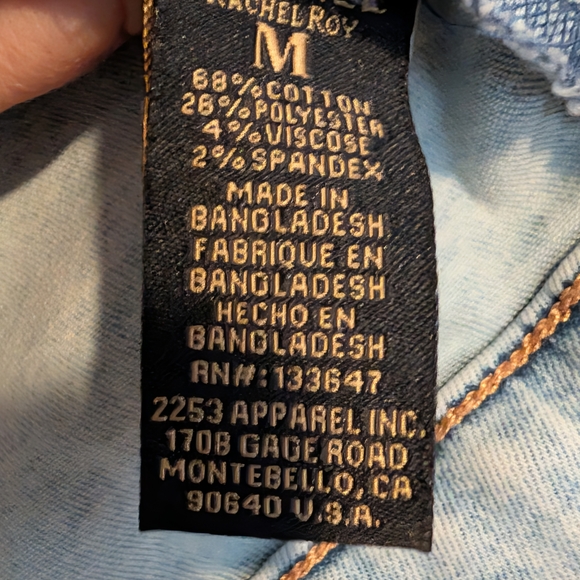 Rachel Roy Women's Light Blue Denim Jacket - Picture 3 of 5